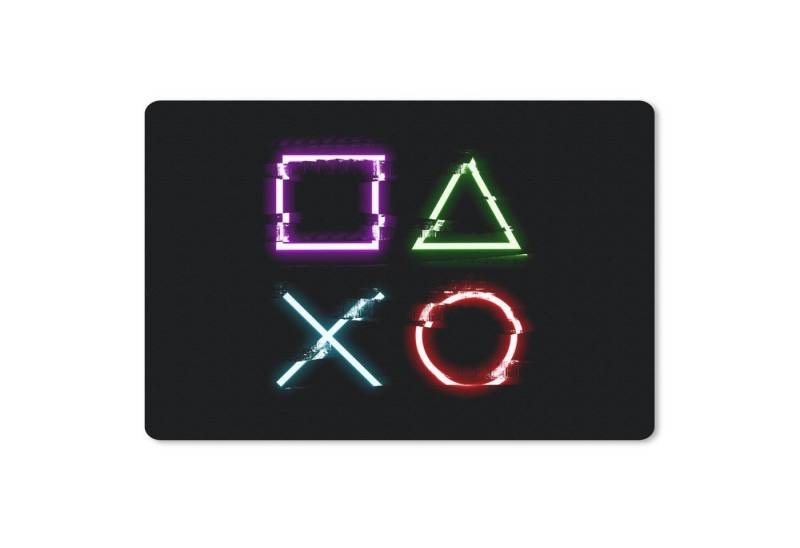 MuchoWow Mauspad Spiel - Controller - Led (1-St), Mouse pad, Gaming Deko, PC Zubehör, 27x18 cm von MuchoWow