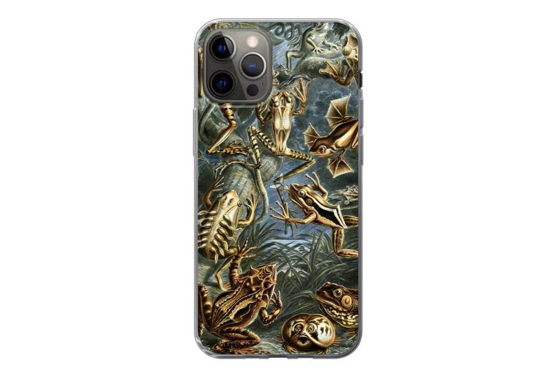 MuchoWow Handyhülle für Apple iPhone 13 Pro Batrachia - Haeckel - Alte Meister, Smartphone-Bumper, Print, Handy Schutzhülle Dünn von MuchoWow