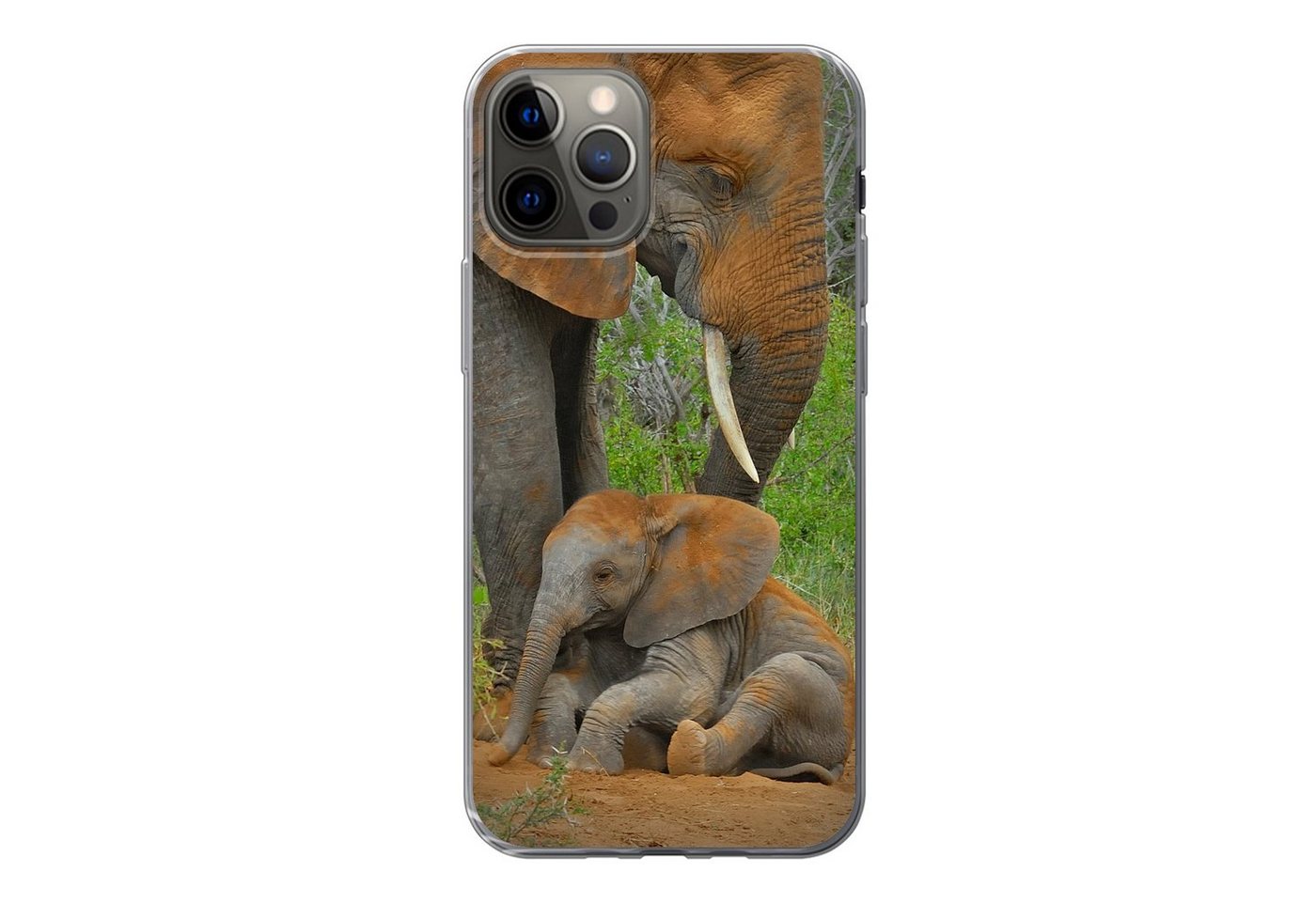 MuchoWow Handyhülle für Apple iPhone 13 Pro Elefant - Tiere - Sand - Natur, Smartphone-Bumper, Print, Handy Schutzhülle Dünn MuchoWow Handyhülle für Apple iPhone 13 Pro Elefant - Tiere - Sand - Natur, Smartphone-Bumper, Print, Handy Schutzhülle Dünn von MuchoWow