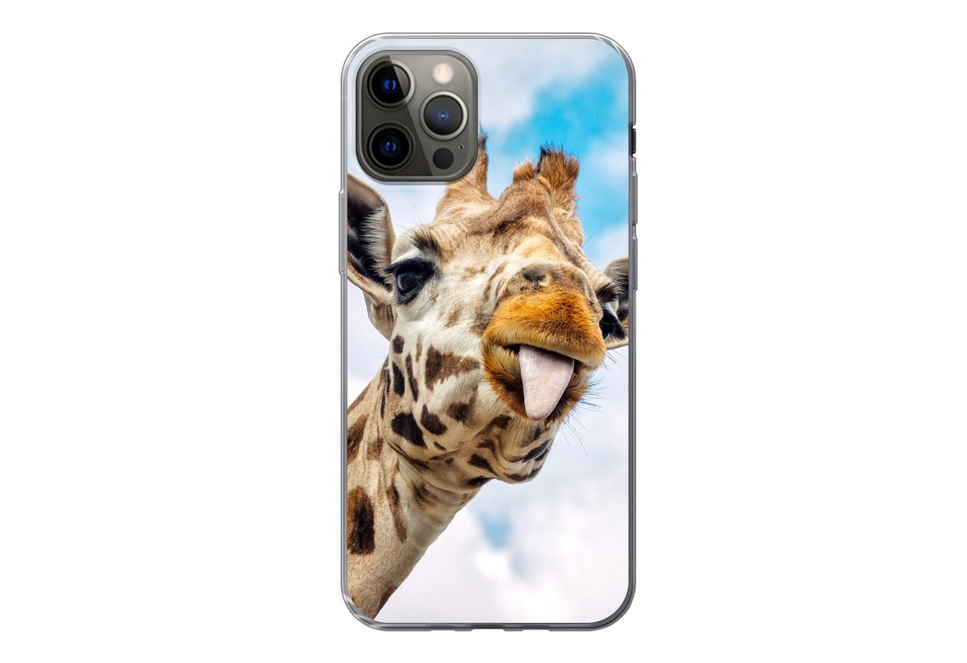 MuchoWow Handyhülle für Apple iPhone 13 Pro Giraffe - Lustig - Zunge - Kinder - Jungen - M, Smartphone-Bumper, Print, Handy Schutzhülle Dünn MuchoWow Handyhülle für Apple iPhone 13 Pro Giraffe - Lustig - Zunge - Kinder - Jungen - M, Smartphone-Bumper, Print, Handy Schutzhülle Dünn von MuchoWow