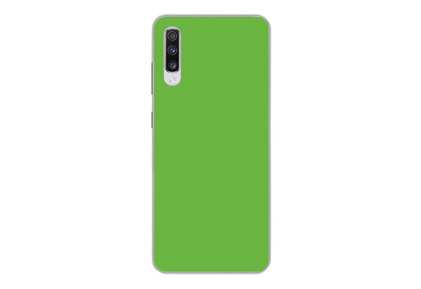 MuchoWow Handyhülle Grün - Farben - Natur, Phone Case, Handyhülle Samsung Galaxy A70, Silikon, Schutzhülle von MuchoWow
