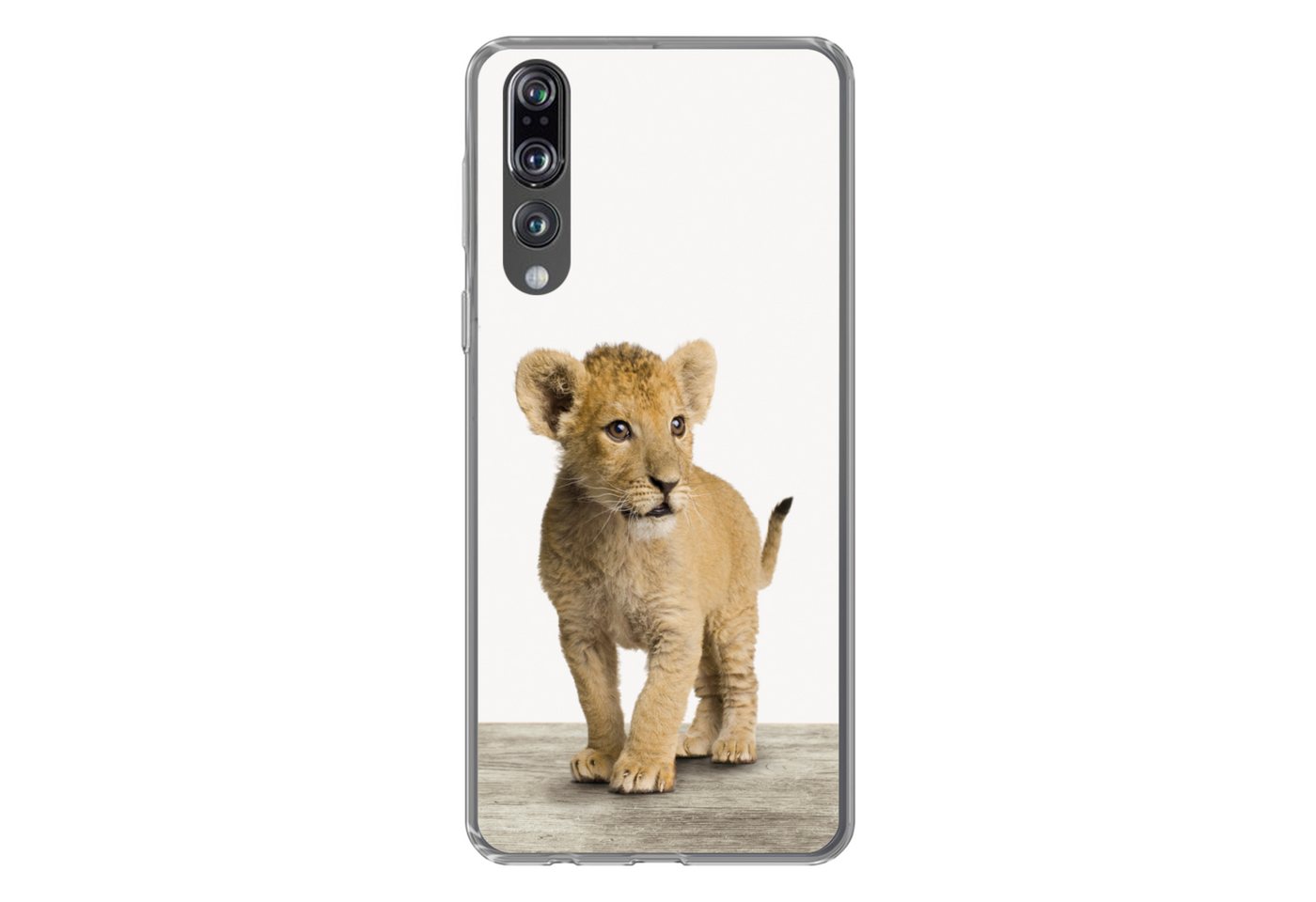 MuchoWow Handyhülle Löwe - Junge - Kinder - Jungen - Tiere - Mädchen, Handyhülle Huawei P20 Pro, Handy Case, Silikon, Bumper Case von MuchoWow