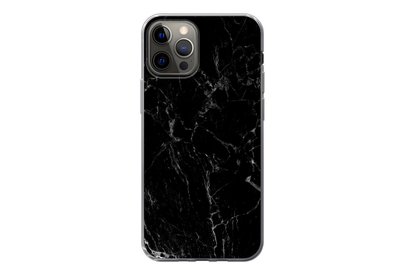 MuchoWow Handyhülle für Apple iPhone 13 Pro Marmor - Schwarz - Naturstein, Smartphone-Bumper, Print, Handy Schutzhülle Dünn MuchoWow Handyhülle für Apple iPhone 13 Pro Marmor - Schwarz - Naturstein, Smartphone-Bumper, Print, Handy Schutzhülle Dünn von MuchoWow