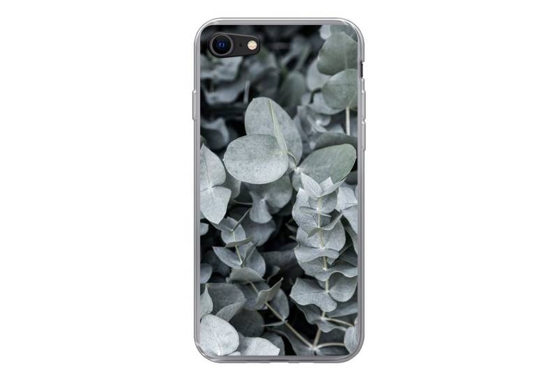 MuchoWow Handyhülle Natur - Pflanzen - Eukalyptus - Blätter, Handyhülle Apple iPhone 8, Smartphone-Bumper, Print, Handy Schutzhülle von MuchoWow