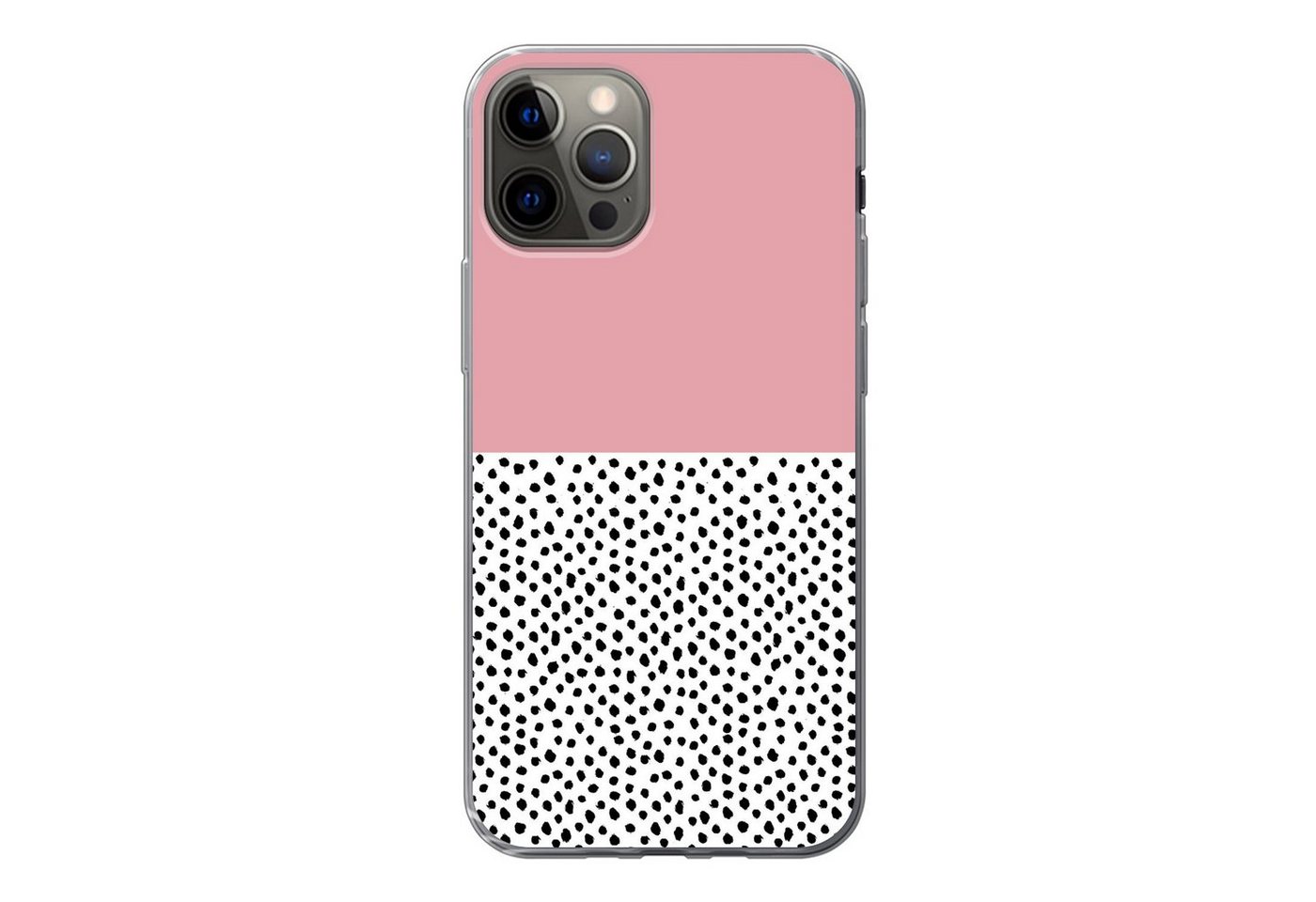 MuchoWow Handyhülle für Google Pixel 8 Polka dots - Schwarz - Rosa, Handy Case, Silikon, Bumper Case Dünn MuchoWow Handyhülle für Google Pixel 8 Polka dots - Schwarz - Rosa, Handy Case, Silikon, Bumper Case Dünn von MuchoWow