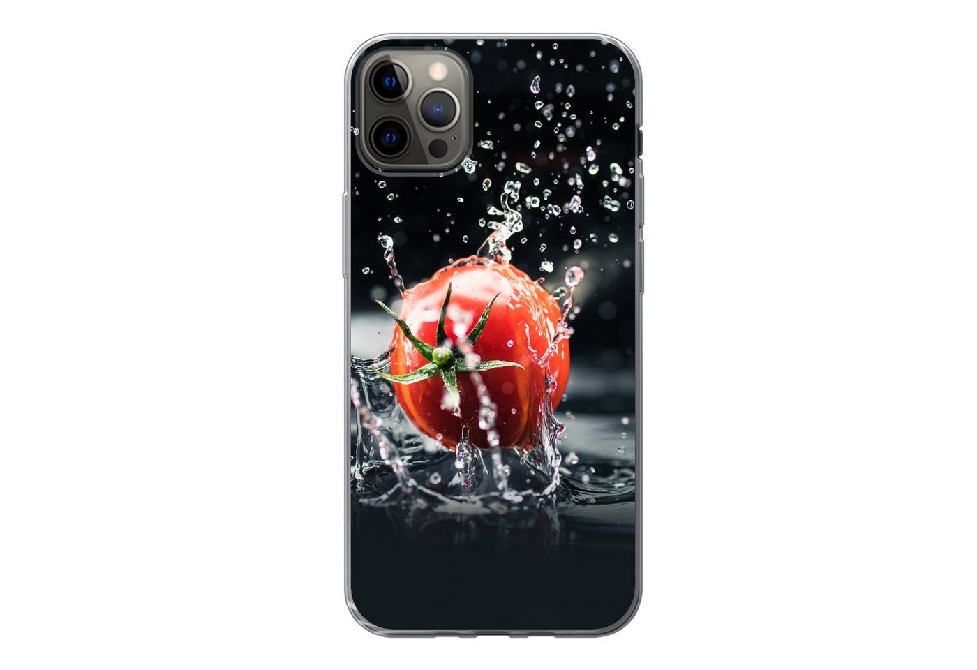 MuchoWow Handyhülle Tomate - Gemüse - Stilleben - Wasser - Rot, Handyhülle Apple iPhone 13 Pro Max, Smartphone-Bumper, Print, Handy von MuchoWow