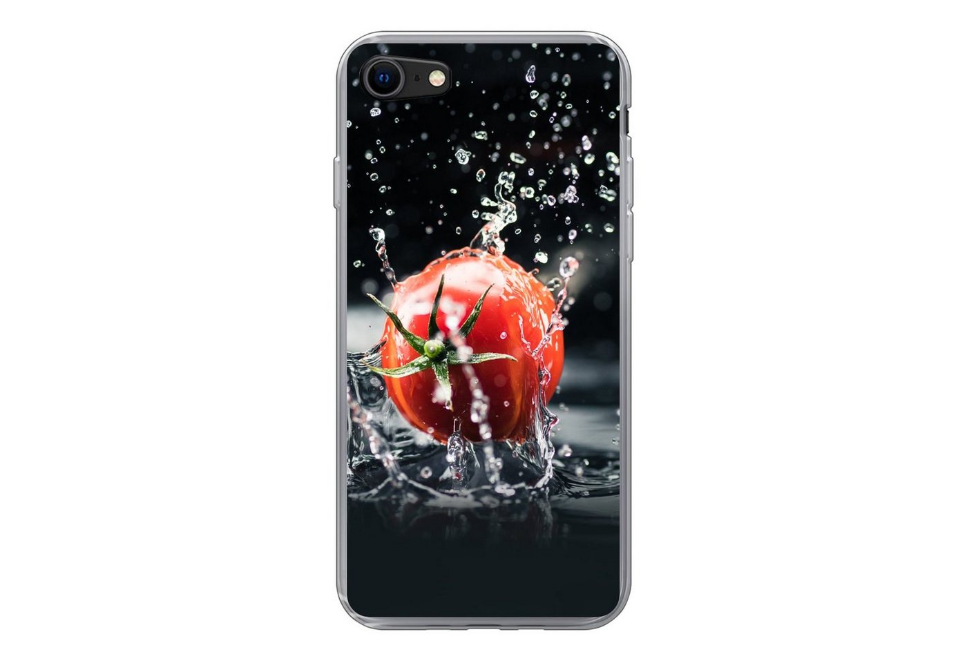 MuchoWow Handyhülle Tomate - Gemüse - Stilleben - Wasser - Rot, Handyhülle Apple iPhone 7, Smartphone-Bumper, Print, Handy Schutzhülle von MuchoWow