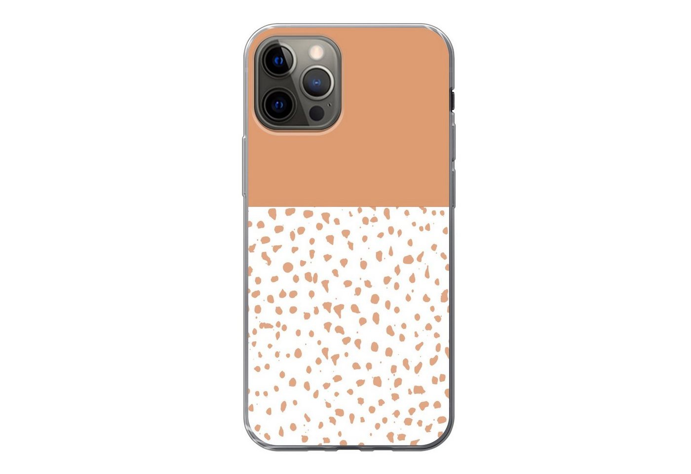 MuchoWow Handyhülle für Google Pixel 8 Tupfen - Orange - Weiß, Handy Case, Silikon, Bumper Case Dünn MuchoWow Handyhülle für Google Pixel 8 Tupfen - Orange - Weiß, Handy Case, Silikon, Bumper Case Dünn von MuchoWow