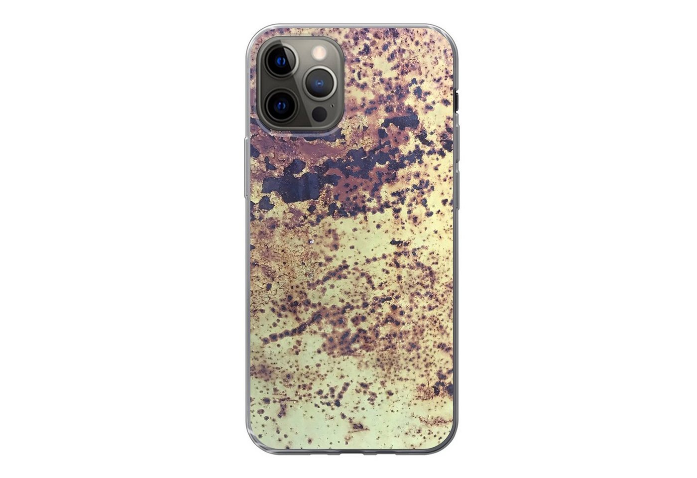 MuchoWow Handyhülle für Apple iPhone 13 Pro Vintage - Rost - Teller, Smartphone-Bumper, Print, Handy Schutzhülle Dünn MuchoWow Handyhülle für Apple iPhone 13 Pro Vintage - Rost - Teller, Smartphone-Bumper, Print, Handy Schutzhülle Dünn von MuchoWow