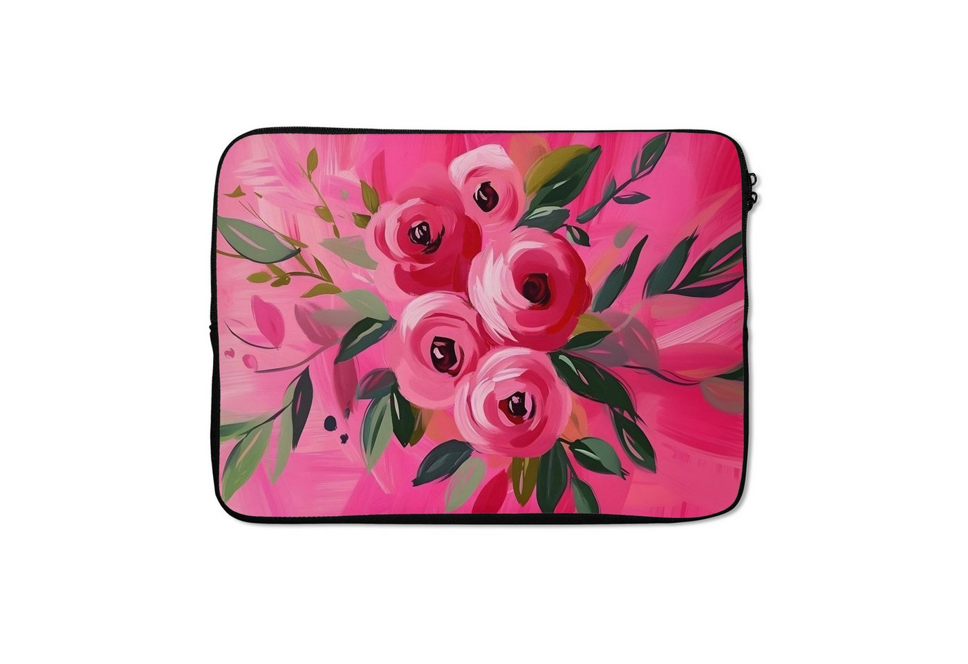 MuchoWow Laptop-Hülle Blumen - Farbe - Rosa 13.3 Zoll, Laptopsleeve, weiches Innenfutter zum Schutz Kratzern, Laptoptasche MuchoWow Laptop-Hülle Blumen - Farbe - Rosa 13.3 Zoll, Laptopsleeve, weiches Innenfutter zum Schutz Kratzern, Laptoptasche von MuchoWow