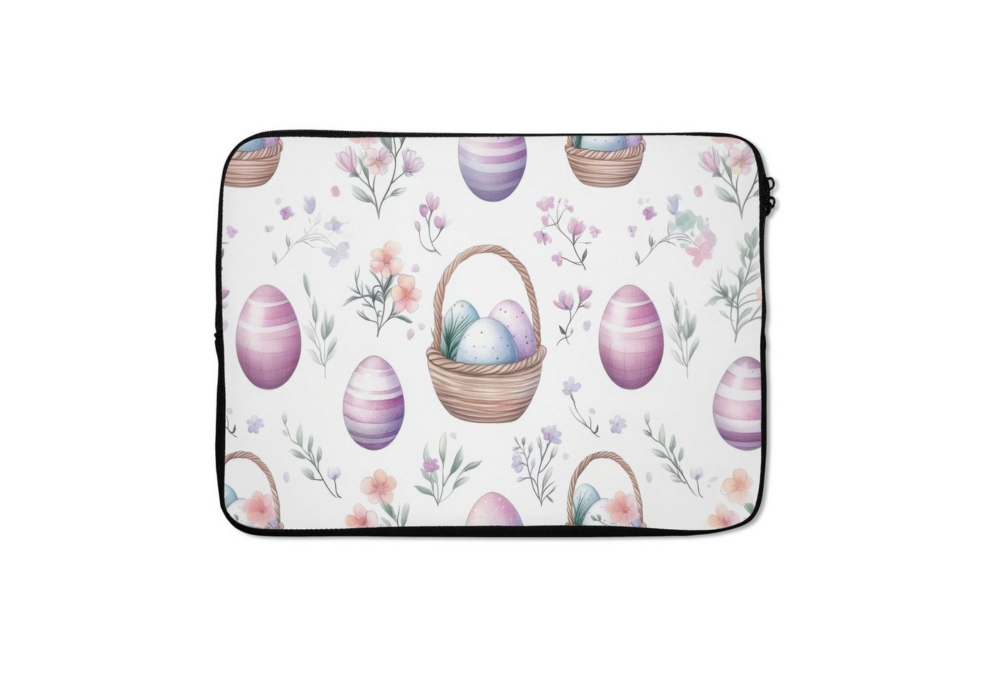 MuchoWow Laptop-Hülle Blumen - Ostereier - Muster 13.3 Zoll, Laptopsleeve, weiches Innenfutter zum Schutz Kratzern, Laptoptasche MuchoWow Laptop-Hülle Blumen - Ostereier - Muster 13.3 Zoll, Laptopsleeve, weiches Innenfutter zum Schutz Kratzern, Laptoptasche von MuchoWow