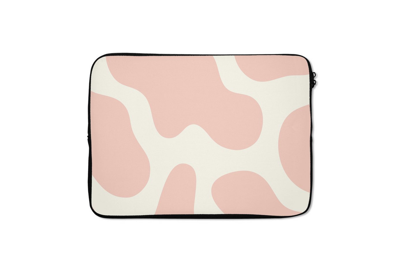MuchoWow Laptop-Hülle Flecken - Weiß - Rosa - Muster - Minimalistisch MuchoWow Laptop-Hülle Flecken - Weiß - Rosa - Muster - Minimalistisch von MuchoWow