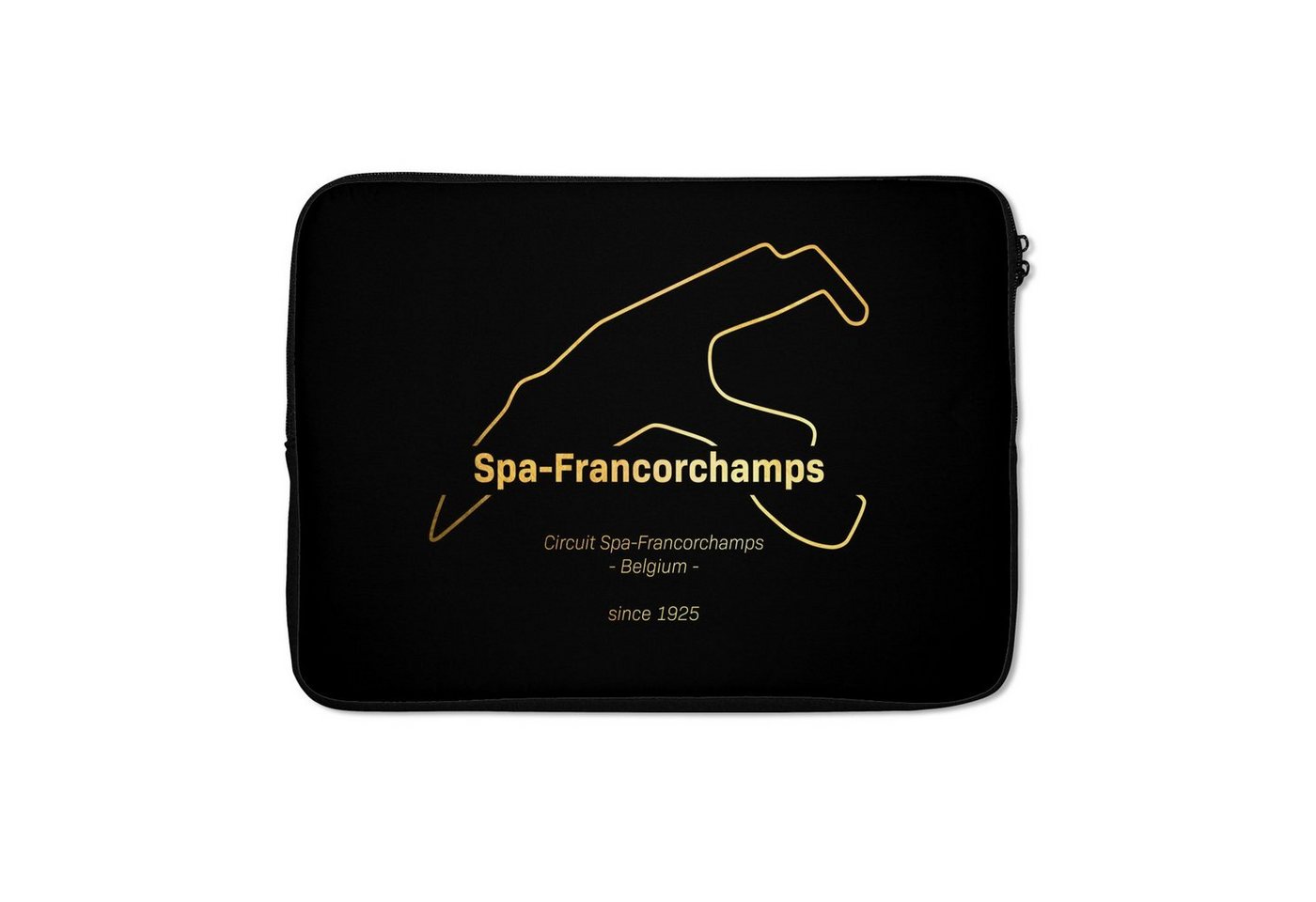 MuchoWow Laptop-Hülle Formel 1 - Spa Francorchamps - Rennstrecke 14 Zoll, Schutzhülle für laptop, weiches Innenfutter zum Schutz vor Kratzern von MuchoWow