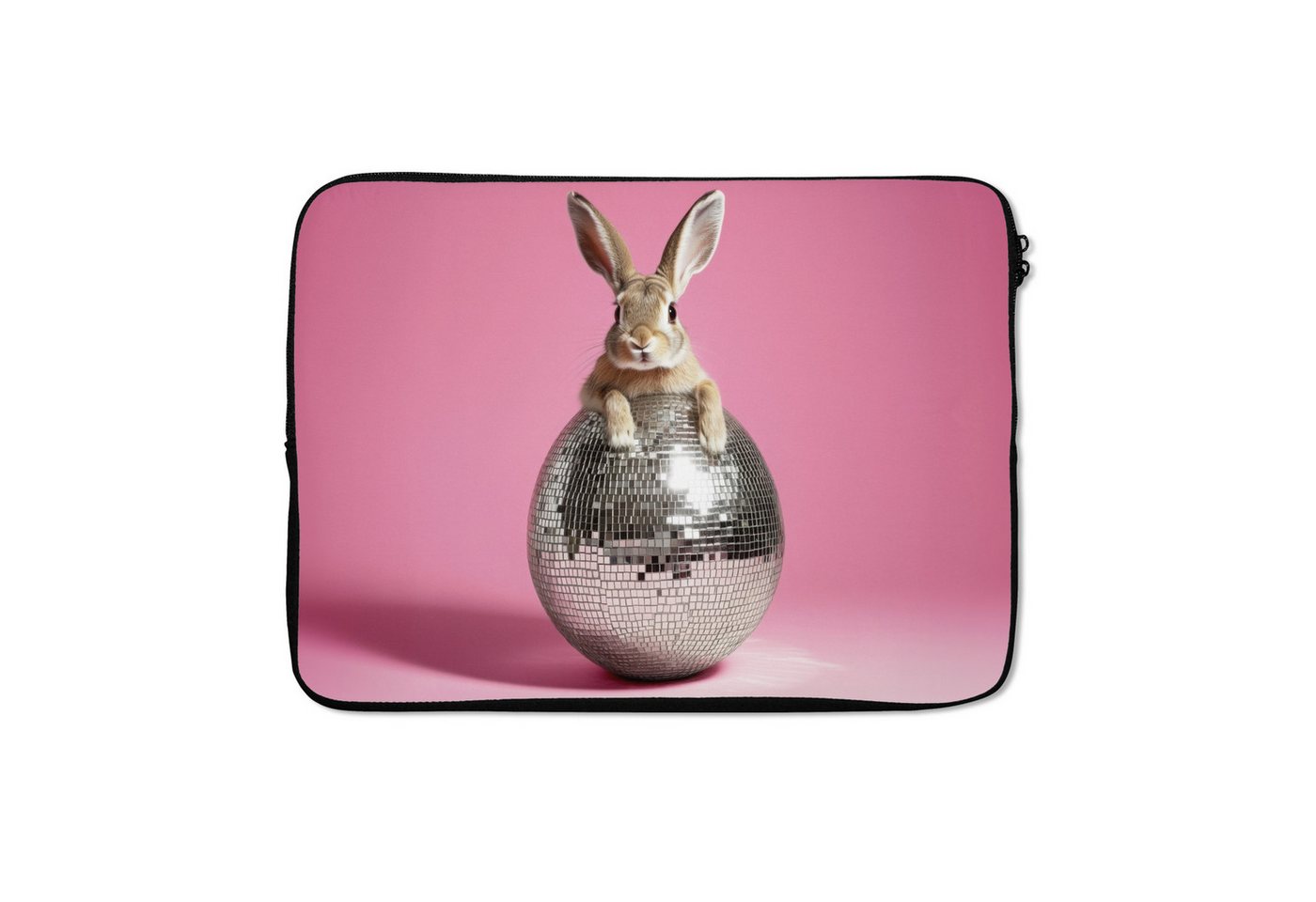 MuchoWow Laptop-Hülle Hase - Schleife -Diskokugel 13.3 Zoll, Laptopsleeve, weiches Innenfutter zum Schutz Kratzern, Laptoptasche MuchoWow Laptop-Hülle Hase - Schleife -Diskokugel 13.3 Zoll, Laptopsleeve, weiches Innenfutter zum Schutz Kratzern, Laptoptasche von MuchoWow