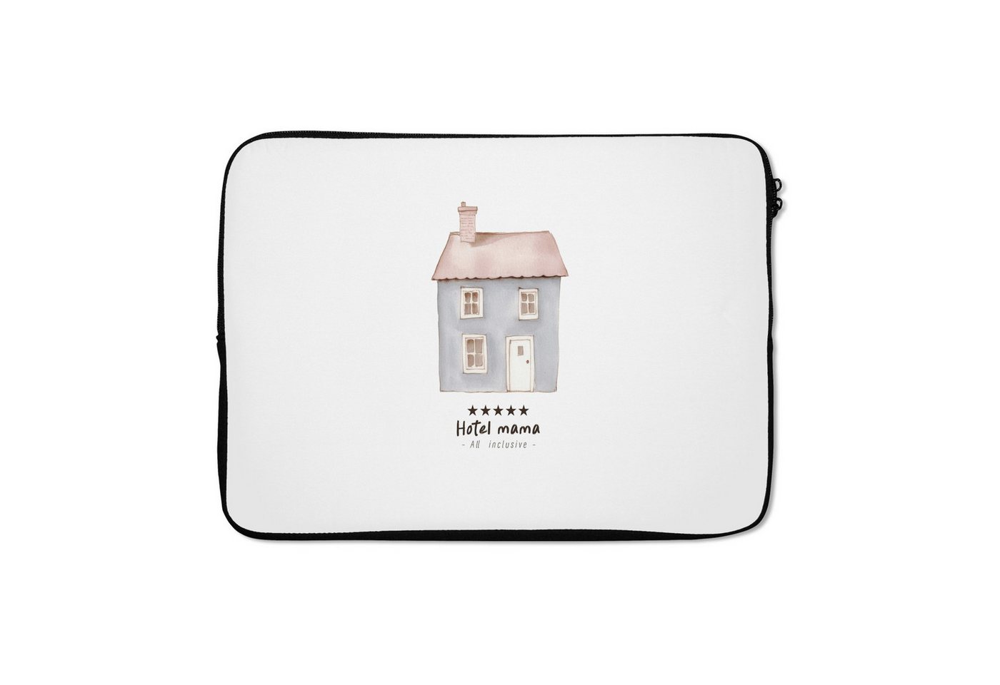 MuchoWow Laptop-Hülle Hellblau - Haus - Mutti - Text 14 Zoll, Schutzhülle für Laptop, Schutz gegen Kratzern, Laptoptasche MuchoWow Laptop-Hülle Hellblau - Haus - Mutti - Text 14 Zoll, Schutzhülle für Laptop, Schutz gegen Kratzern, Laptoptasche von MuchoWow