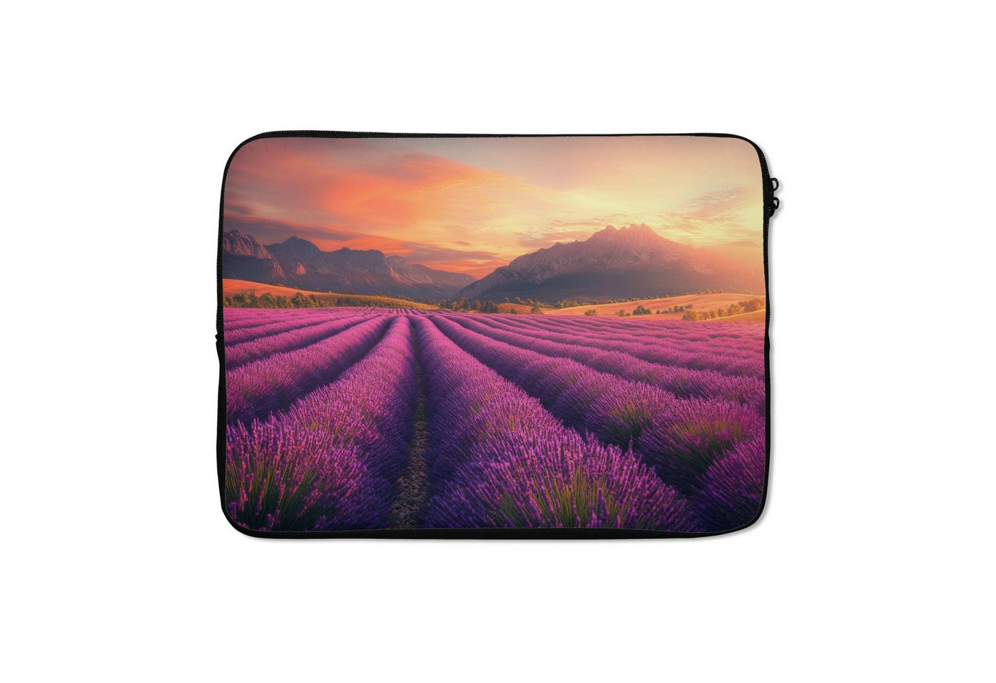 MuchoWow Laptop-Hülle Lavendelfeld - Sonnenuntergang - Lila 13.3 Zoll, Laptopsleeve, weiches Innenfutter zum Schutz Kratzern, Laptoptasche MuchoWow Laptop-Hülle Lavendelfeld - Sonnenuntergang - Lila 13.3 Zoll, Laptopsleeve, weiches Innenfutter zum Schutz Kratzern, Laptoptasche von MuchoWow