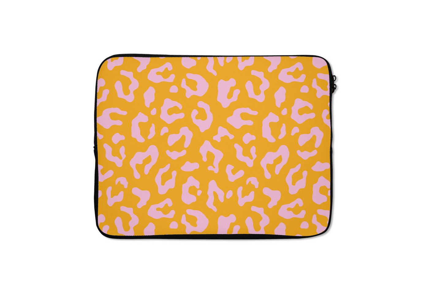 MuchoWow Laptop-Hülle Pantherprint - Orange - Rosa - Tierprint MuchoWow Laptop-Hülle Pantherprint - Orange - Rosa - Tierprint von MuchoWow