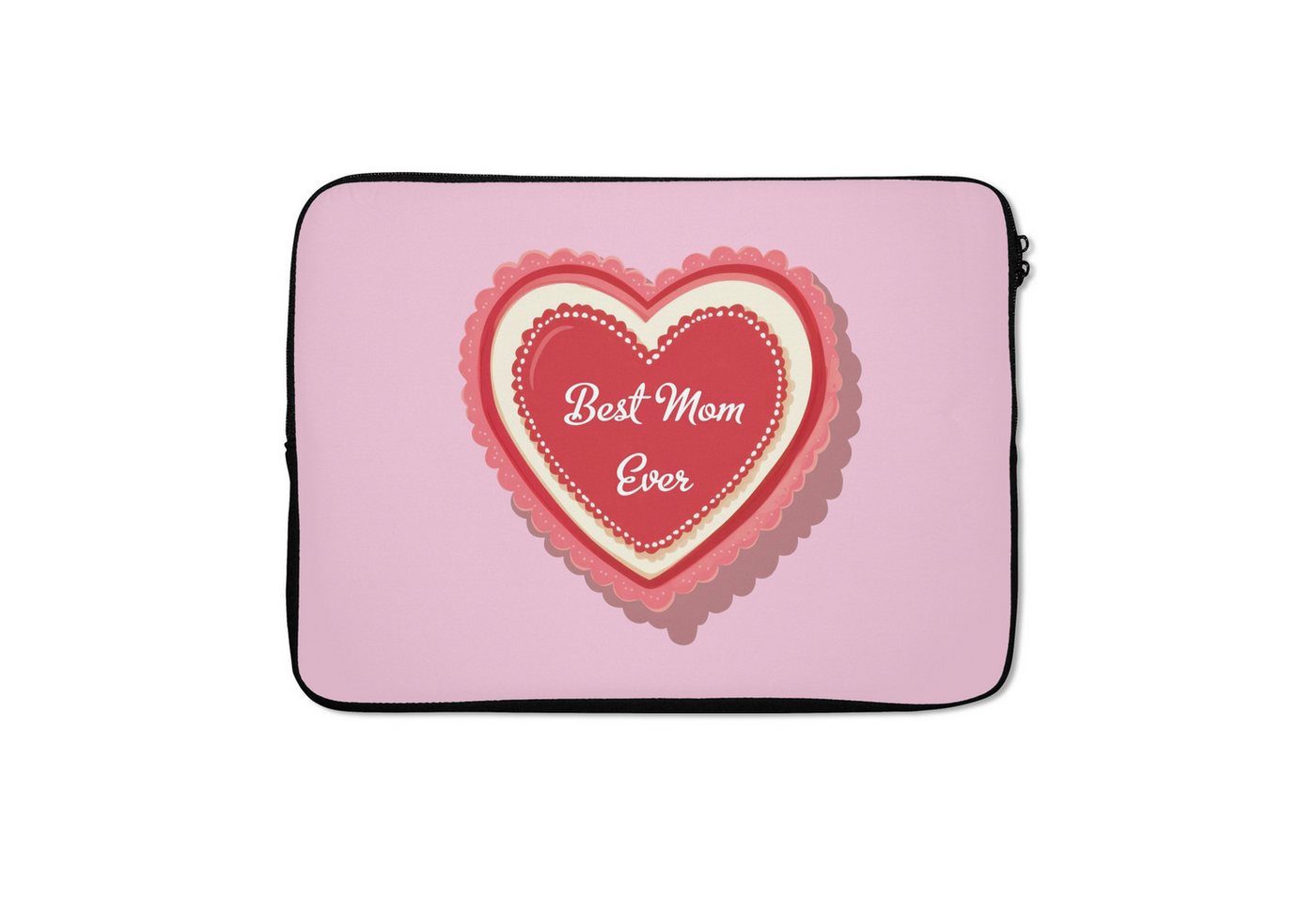 MuchoWow Laptop-Hülle Text - Herz - Mutter - Rosa 13.3 Zoll, Laptopsleeve, weiches Innenfutter zum Schutz Kratzern, Laptoptasche MuchoWow Laptop-Hülle Text - Herz - Mutter - Rosa 13.3 Zoll, Laptopsleeve, weiches Innenfutter zum Schutz Kratzern, Laptoptasche von MuchoWow