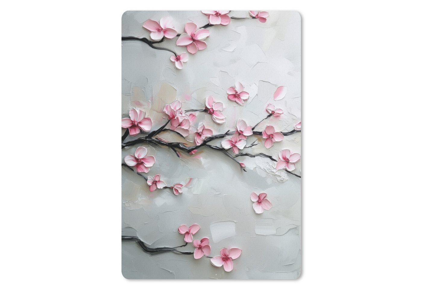 MuchoWow Mauspad Blüte - Künstlerisch - Rosa - Sakura (1-St), Maus Pad Klein, Gaming Zubehör, Büro Deko, 18x27 cm von MuchoWow