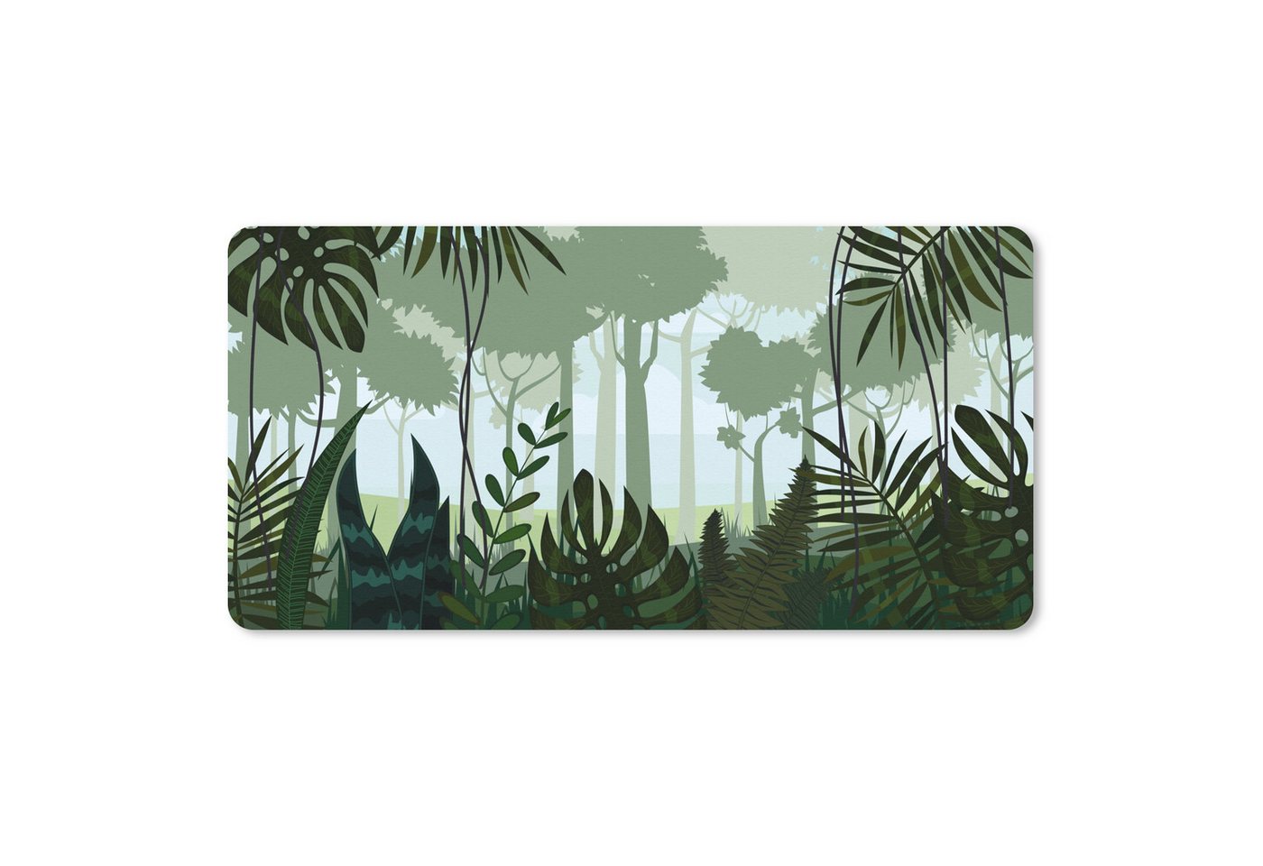 MuchoWow Mauspad (1-St), Mousepad mit Rutschfester Unterseite, Mausunterlage, Gaming, 60x30 cm von MuchoWow