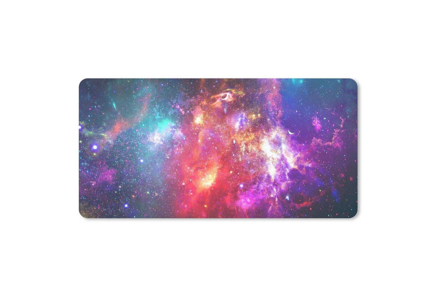 MuchoWow Mauspad Farben - Sterne - Weltraum (1-St), Mousepad mit Rutschfester Unterseite, Mausunterlage, Gaming, 60x30 cm von MuchoWow