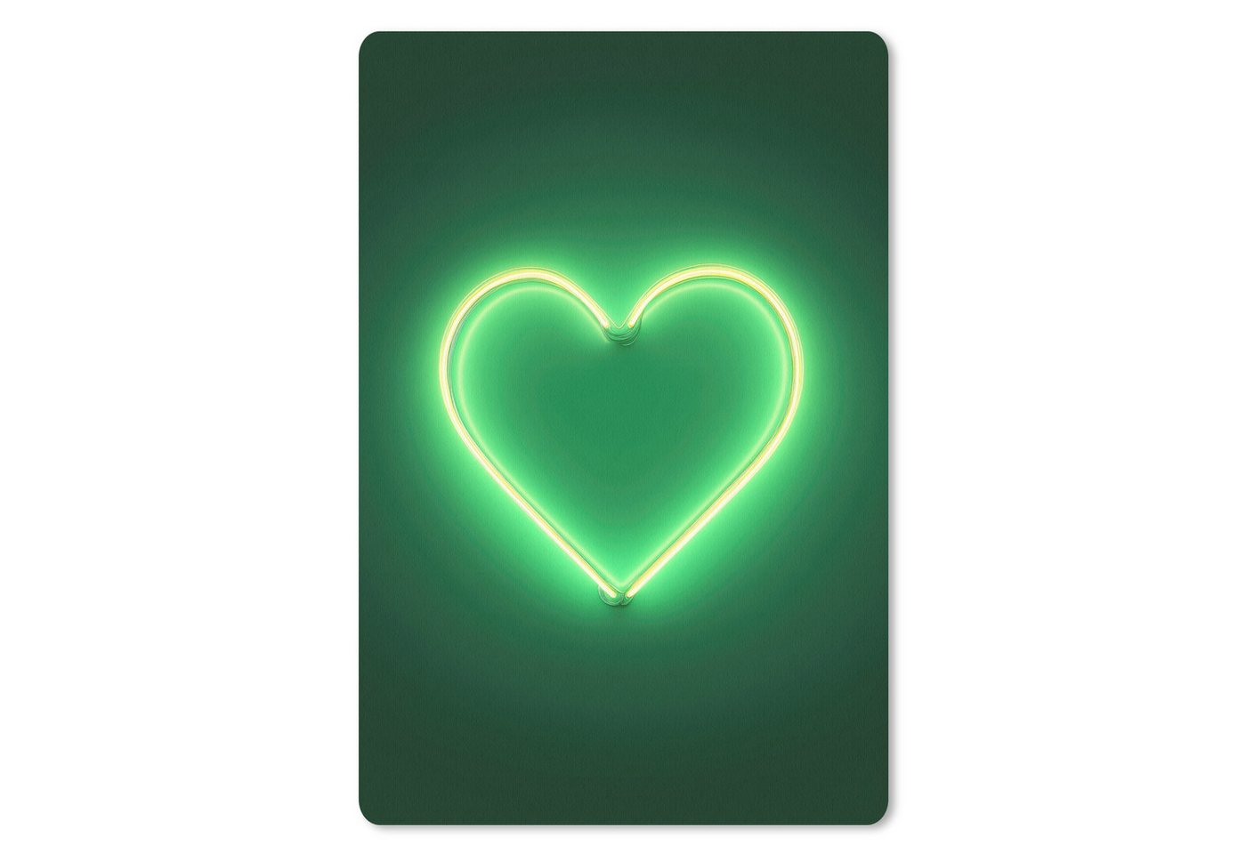 MuchoWow Mauspad Neon - Grün - Hell (1-St), Maus Pad Klein, Gaming Zubehör, Büro Deko, 18x27 cm von MuchoWow
