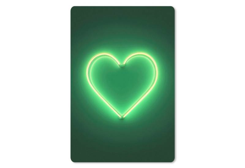 MuchoWow Mauspad Neon - Grün - Hell (1-St), Maus Pad Klein, Gaming Zubehör, Büro Deko, 18x27 cm von MuchoWow