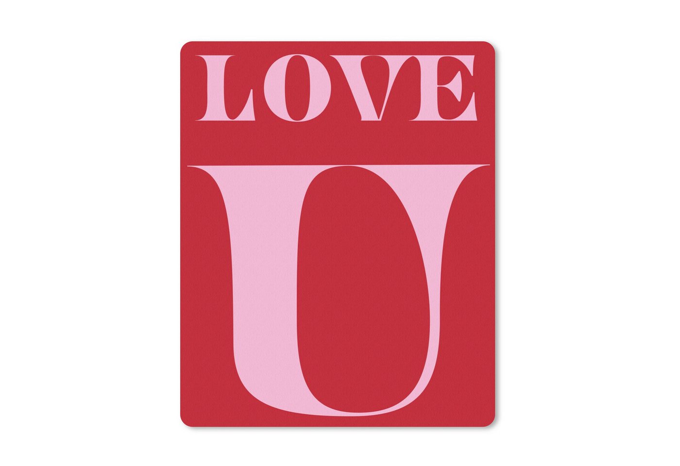 MuchoWow Mauspad Rot - Liebe - Valentinstag - Rosa (1-St), Gaming, Mousepad Klein, Büro Zubehör, Mausunterlage, 19x23 cm von MuchoWow