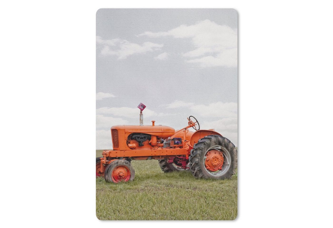 MuchoWow Mauspad Traktor - Räder - Vintage Pad (1-St), Mousepad Computer Mousepads - Maus Mat - Pad - Mausunterlage von MuchoWow