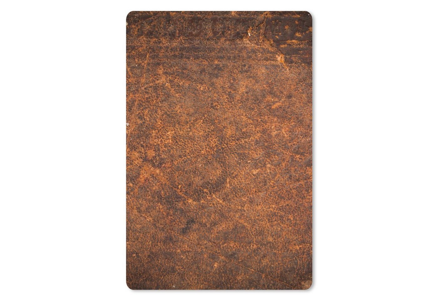 MuchoWow Mauspad Leder - Textur - Braun - Orange MuchoWow Mauspad Leder - Textur - Braun - Orange von MuchoWow