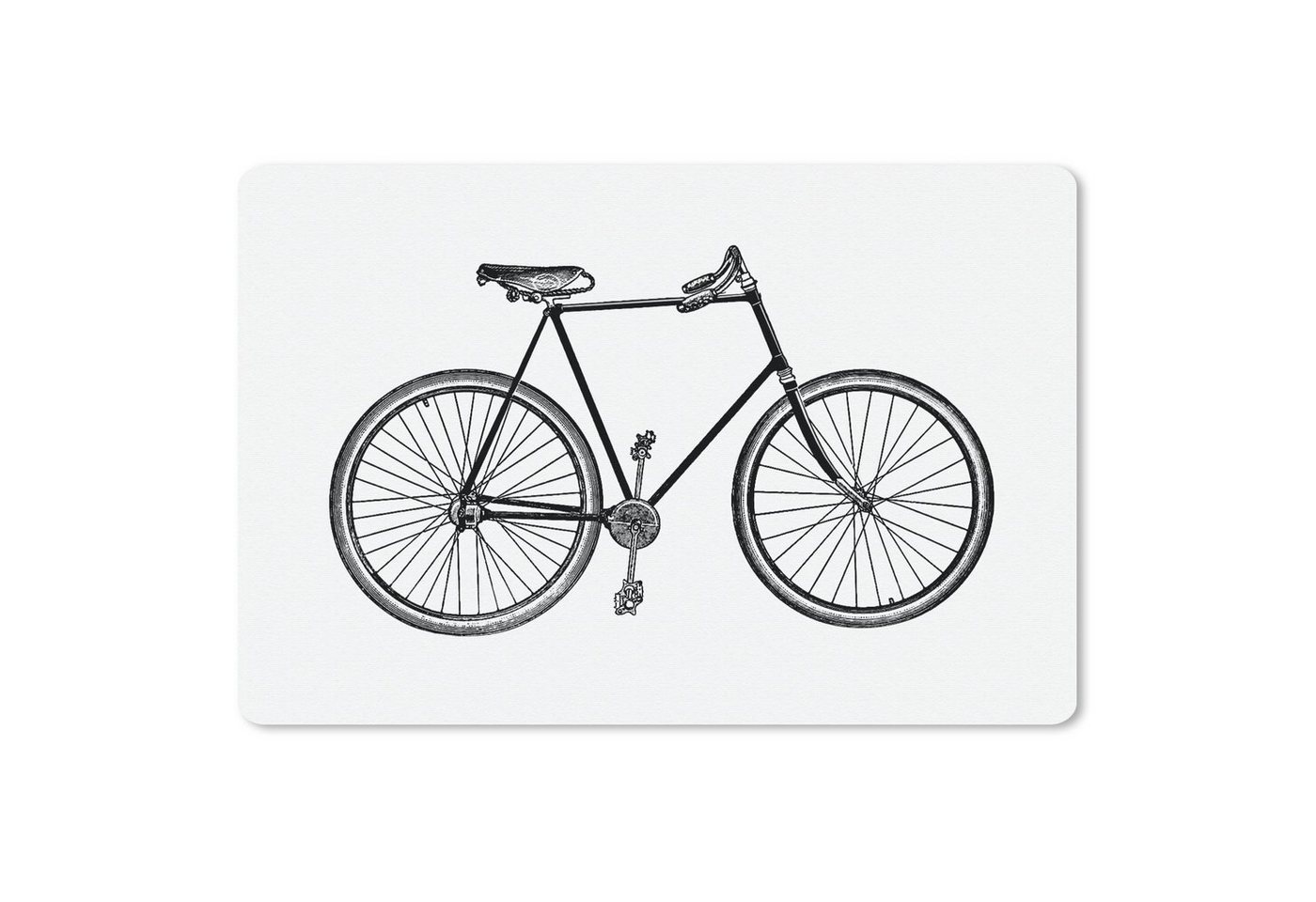 MuchoWow Mauspad Vintage - Fahrrad - Lenkrad (1-St), Mouse pad, Gaming Deko, PC Zubehör, 27x18 cm MuchoWow Mauspad Vintage - Fahrrad - Lenkrad (1-St), Mouse pad, Gaming Deko, PC Zubehör, 27x18 cm von MuchoWow