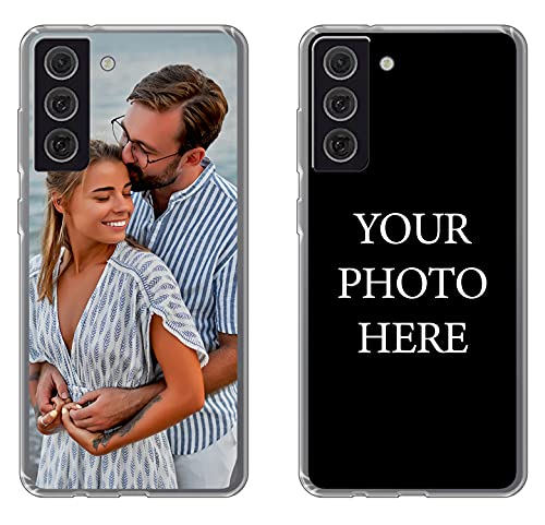 Samsung Galaxy S21 FE Hülle - personalisierte Handyhülle Samsung Galaxy S21 FE Case - Handyhülle personalisiert - Handyhülle Foto selbst gestalten - Schutzhülle Samsung Galaxy Hülle personalisiert von MuchoWow