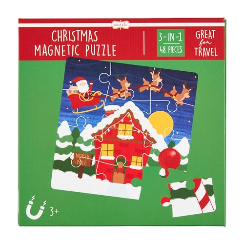 Mud Pie Grüne Weihnachtspuzzles für Kinder, 17,8 x 17,8 cm Mud Pie Grüne Weihnachtspuzzles für Kinder, 17,8 x 17,8 cm von Mud Pie