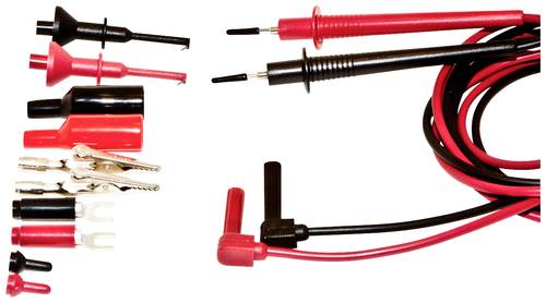 Mueller Electric 110004 Teststecker-Adapterset Rot, Schwarz 1 Set von Mueller Electric