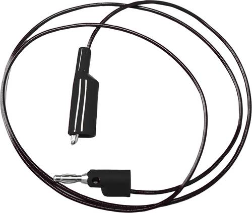 Mueller Electric BU-2030-A-60-0 Messleitung [Bananenstecker 4mm - Krokoklemmen] 1.5m Schwarz 1St. von Mueller Electric