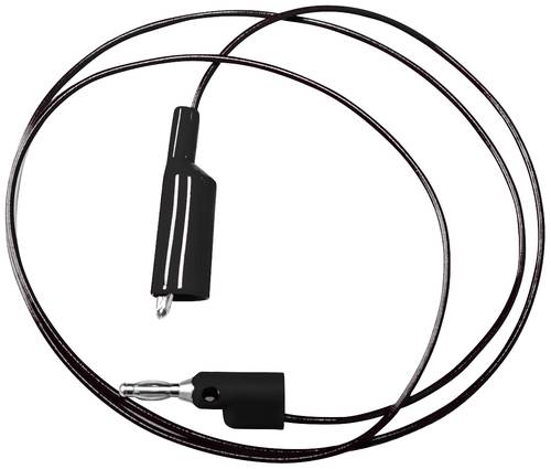 Mueller Electric BU-2030-A-96-0 Messleitung [Bananenstecker 4mm - Krokoklemmen] 2.4m Schwarz 1St. von Mueller Electric