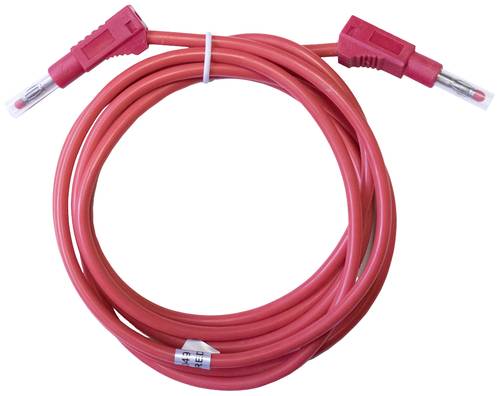 Mueller Electric BU-2323-10-79-2 Messleitung [Bananenstecker 4mm - Bananenstecker 4 mm] 2m Rot 1St. von Mueller Electric