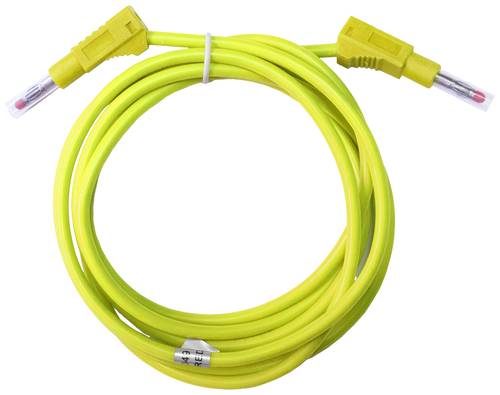 Mueller Electric BU-2323-10-79-4 Messleitung [Bananenstecker 4mm - Bananenstecker 4 mm] 2m Gelb 1St. von Mueller Electric