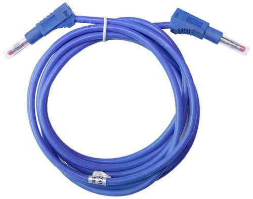 Mueller Electric BU-2323-10-79-6 Messleitung [Bananenstecker 4mm - Bananenstecker 4 mm] 2m Blau 1St. von Mueller Electric