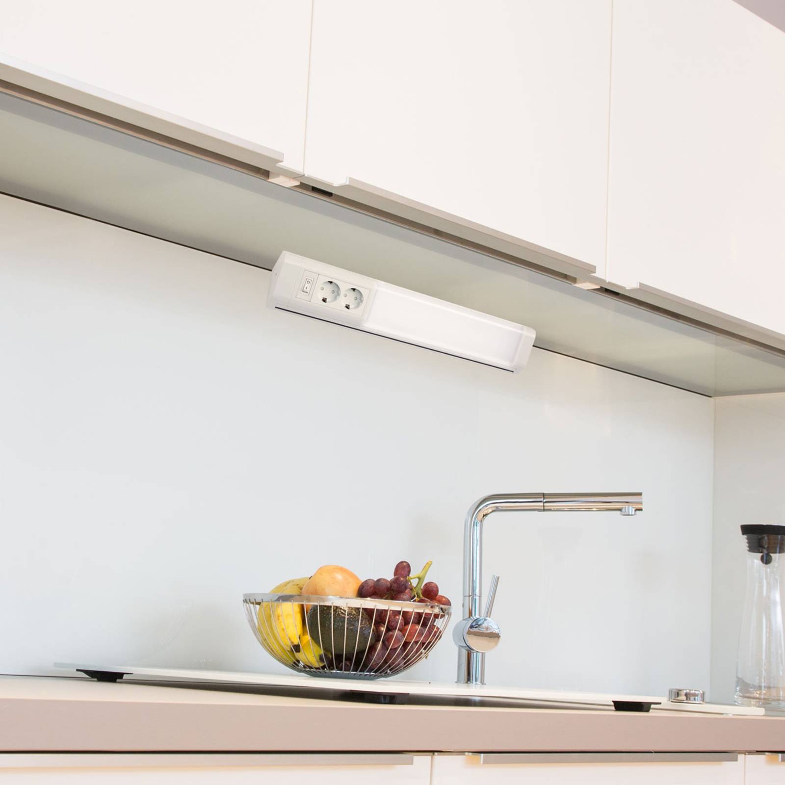 LED-Möbelanbauleuchte Melo Plug dico, weiß LED-Möbelanbauleuchte Melo Plug dico, weiß von Müller-Licht