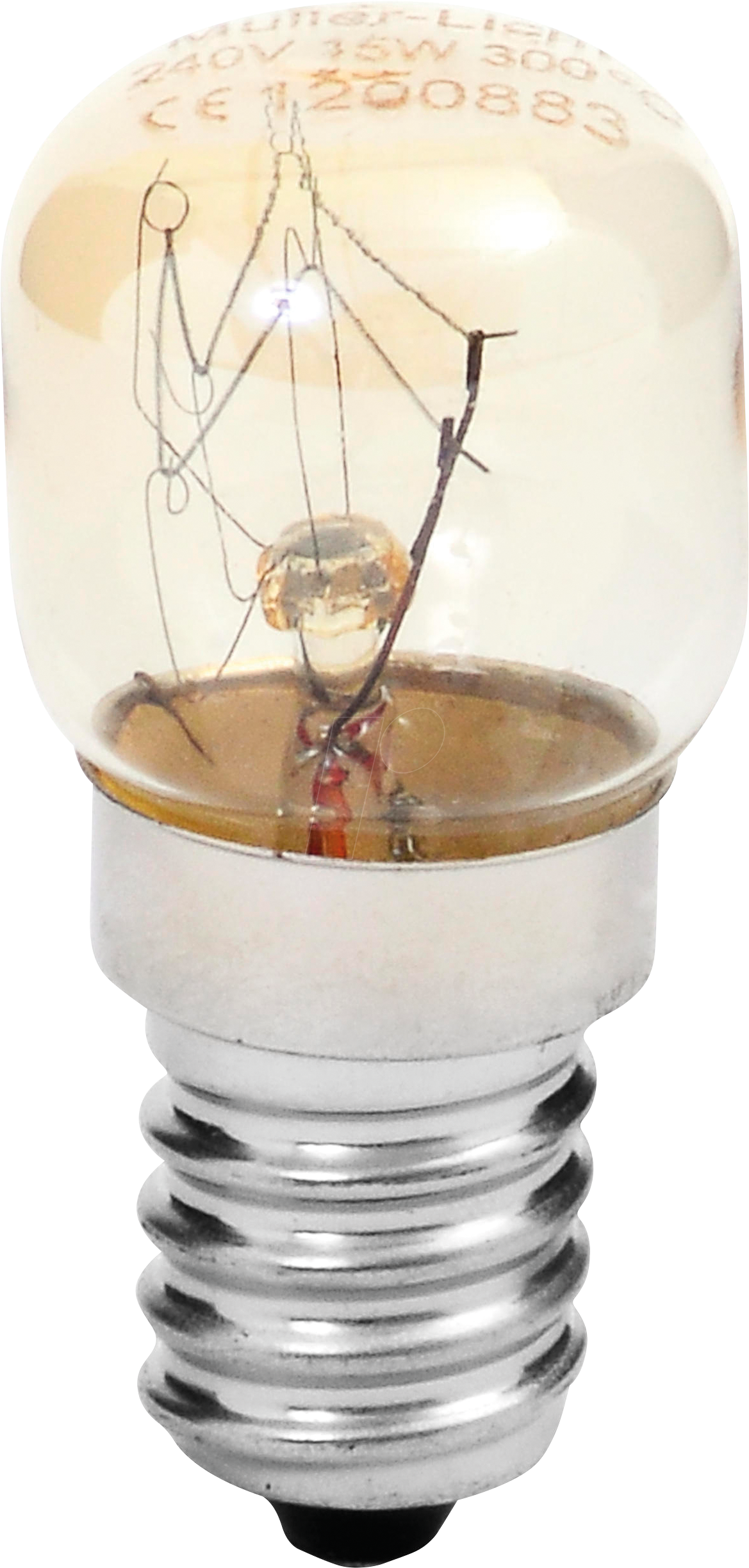MLI 100010 - Backofenlampe E14, 15 W, 90 lm, 2400 K, dimmbar, bis 300°C MLI 100010 - Backofenlampe E14, 15 W, 90 lm, 2400 K, dimmbar, bis 300°C von Müller Licht