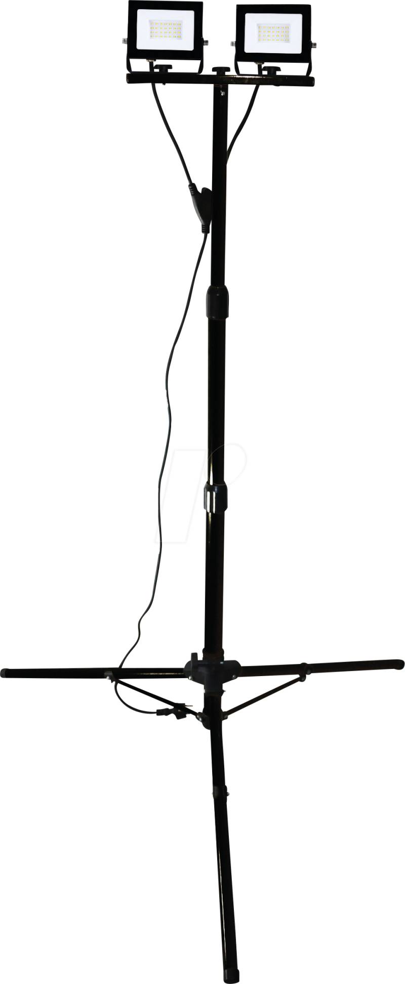 MLI 21600056 - LED-Baustrahler Boston, 2x 20 W, 2190 lm, 4000 K, IP65, Tripod von Müller Licht