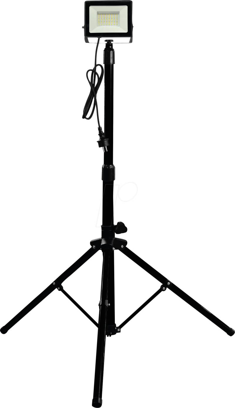 MLI 21600057 - LED-Baustrahler Boston, 30 W, 3380 lm, 4000 K, IP65, Tripod von Müller Licht