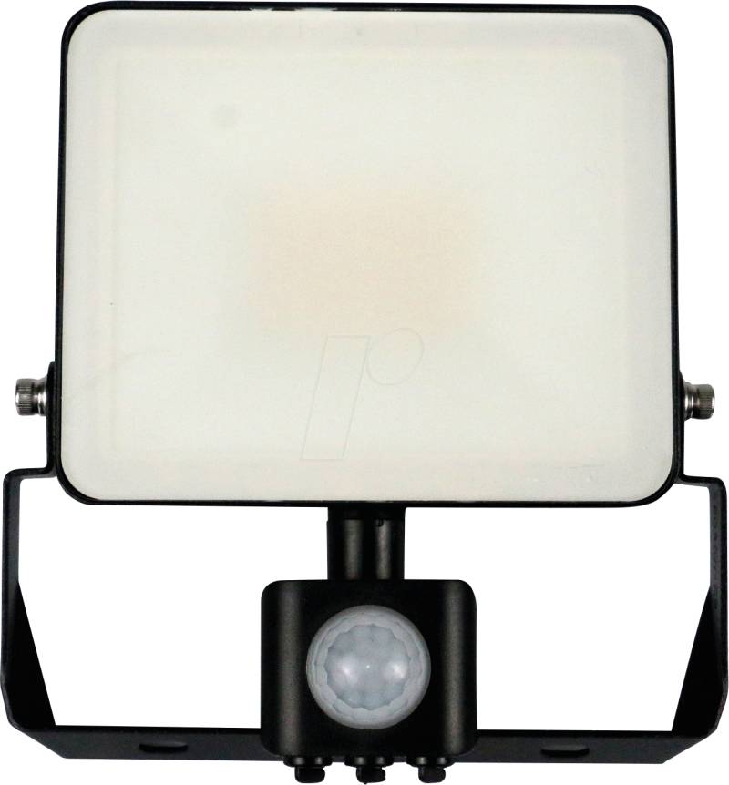 MLI 21600063 - LED-Flutlicht Miami Sensor, 20 W, 3200 lm, 4000 K, schwarz, IP44 von Müller Licht