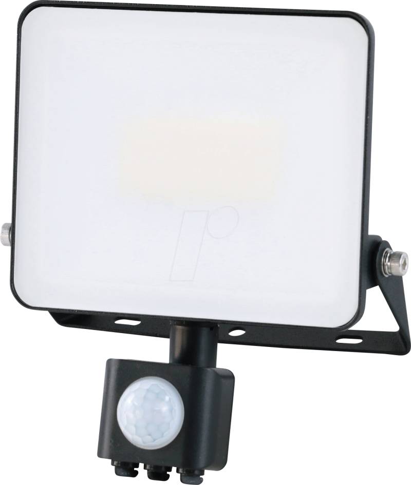 MLI 21600064 - LED-Flutlicht Miami Sensor, 30 W, 4800 lm, 4000 K, schwarz, IP44 von Müller Licht