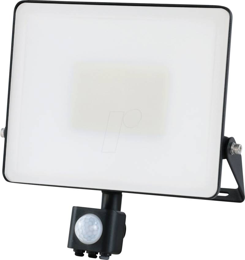 MLI 21600065 - LED-Flutlicht Miami Sensor, 50 W, 8000 lm, 4000 K, schwarz, IP44 von Müller Licht