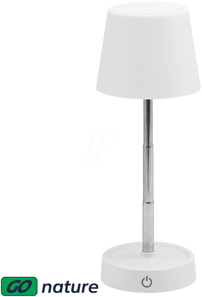 MLI 27700215 - Akku-Tischleuchte LOKI, 3000 K, dimmbar, IP44, weiß von Müller Licht