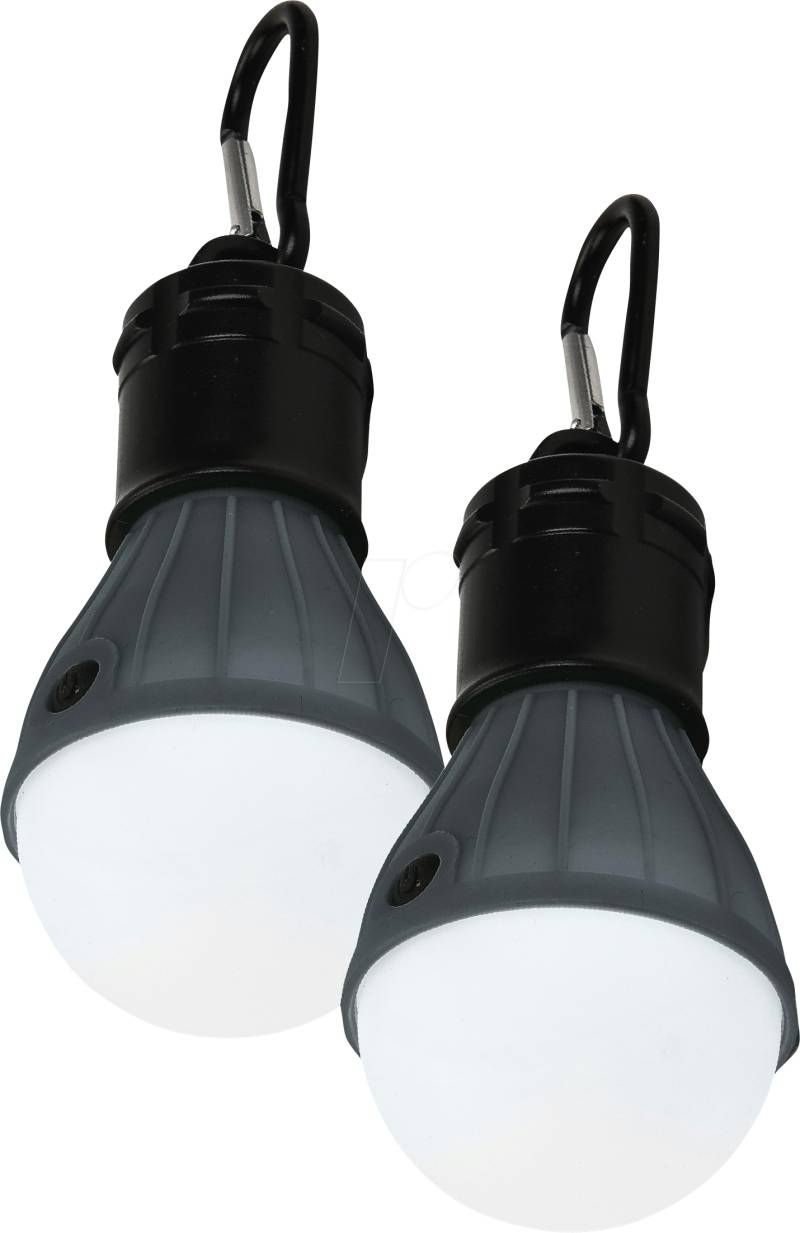 MLI 27700400 - LED-Outdoor-Leuchte, 3000 K, dimmbar, 6x AAA, schwarz, 2er-Set von Müller Licht