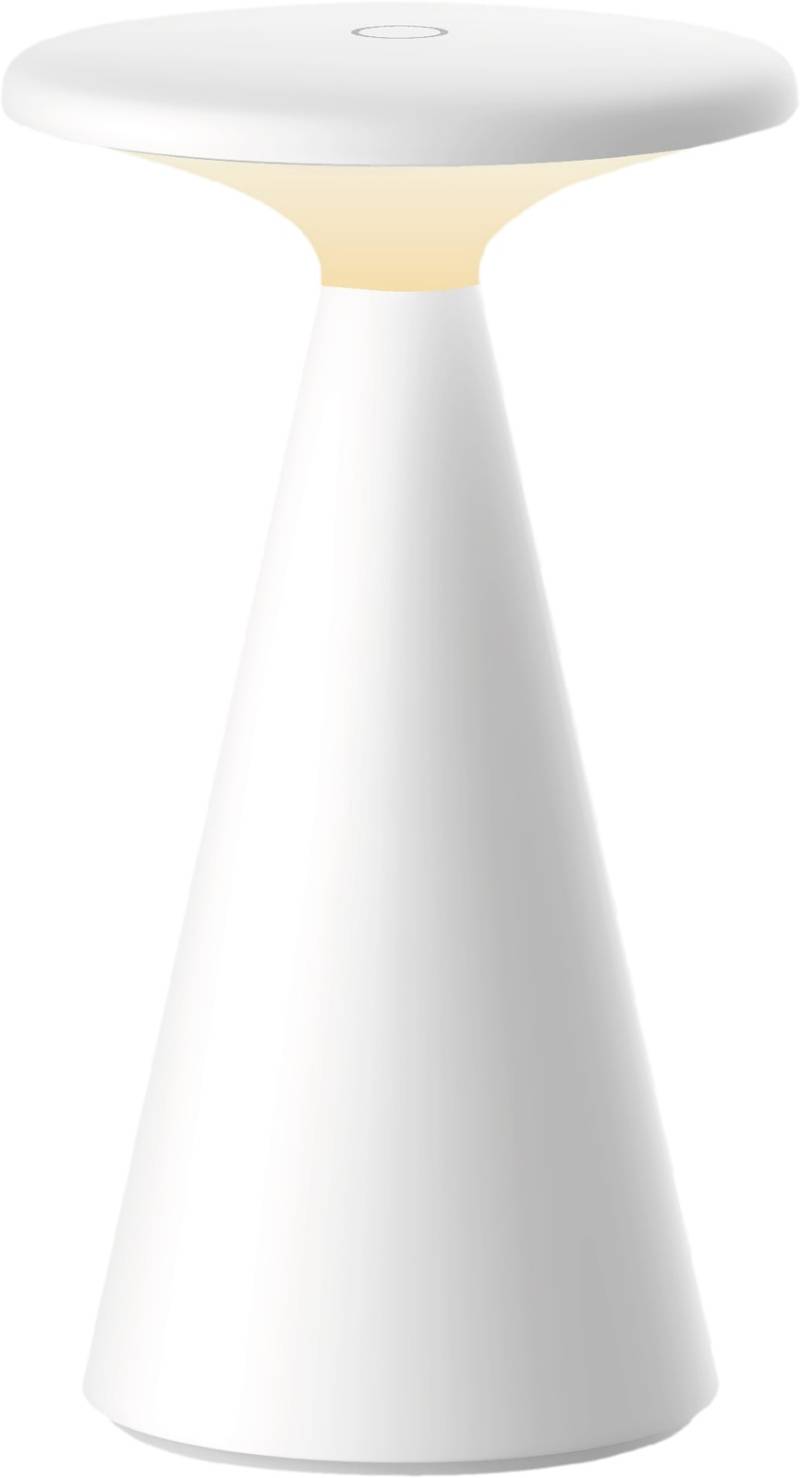 MÜLLER-LICHT LED-Akku-Tischleuchte 27700206, dimmbar, 2700K, warmweiß, weiß von Müller-Licht