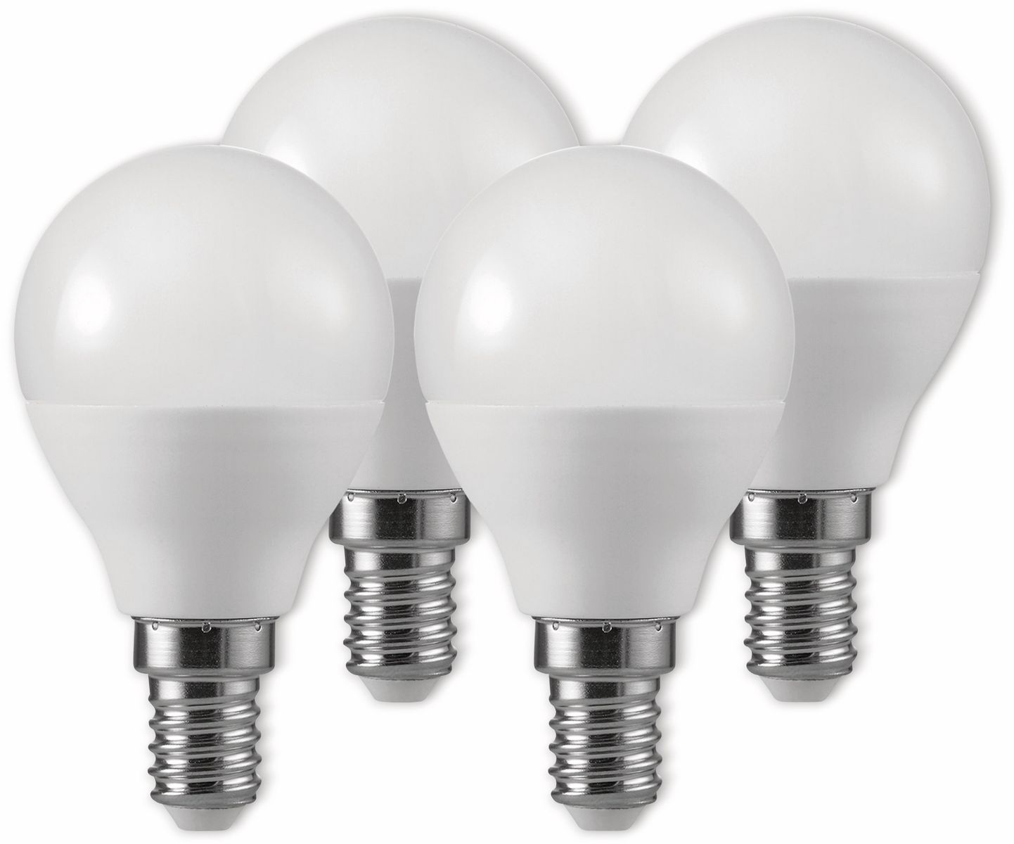MÜLLER-LICHT LED-Lampe, Tropfenform, 400257, E14, EEK: G, 3 W, 250 lm, 2700 K, matt, 4 Stück von Müller-Licht